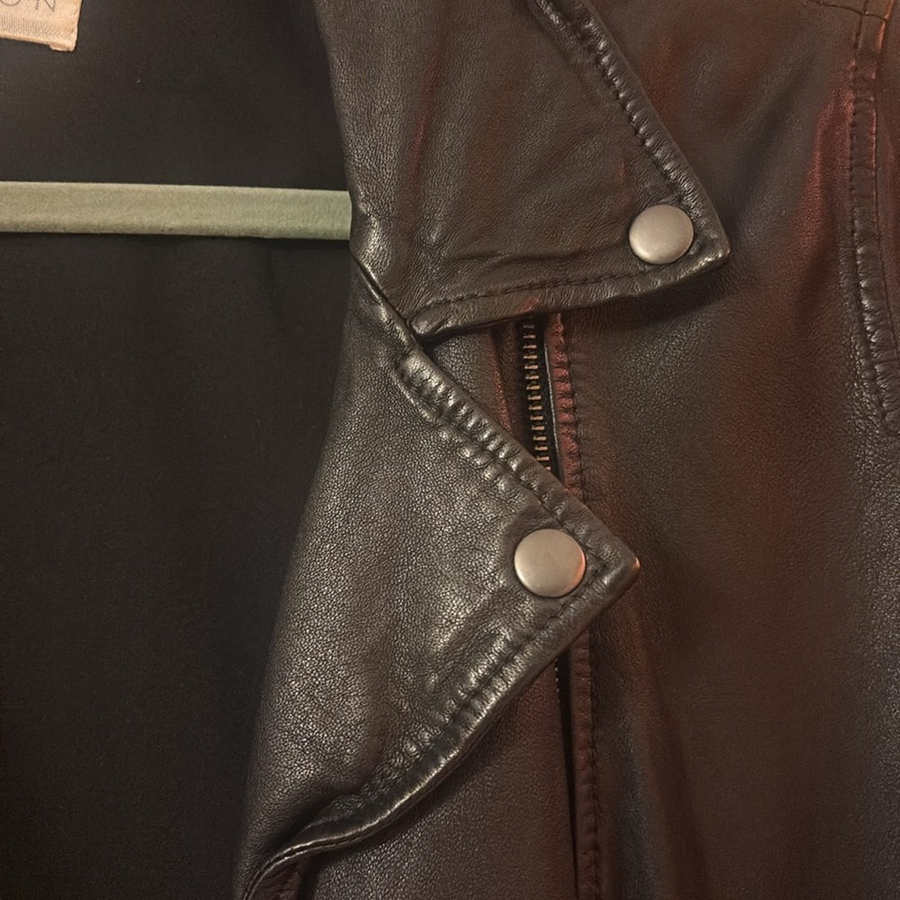 CasIon® Leather Moto Jacket with Removable Hood XXL - Picture 6 of 9